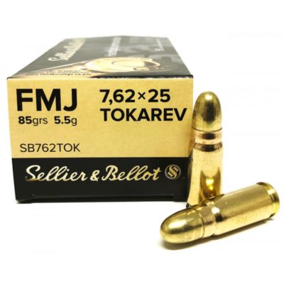 Sellier & Bellot 7,62x25 Tokarev FMJ 5,5g