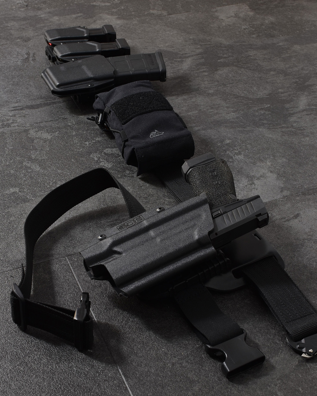 BGS Malin Glock pistoolikotelo kitkalukituksella + Mid Ride vyölenkillä - Image 4