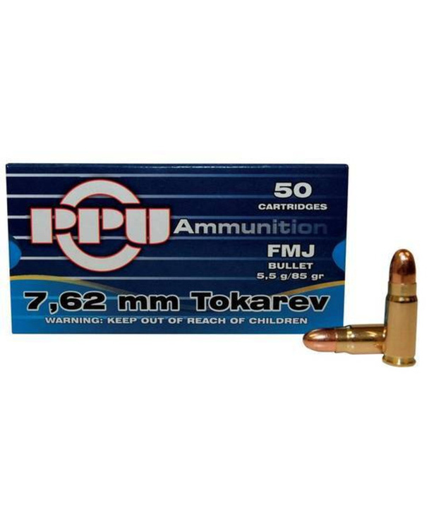 PPU 7,62 TOKAREV FMJ 5,5G