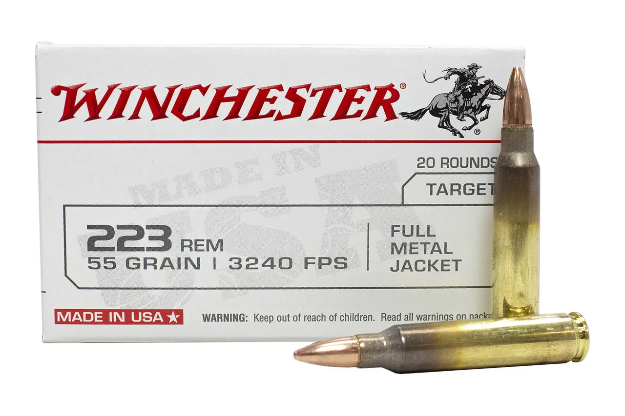 Winchester 223Rem 55gr FMJ