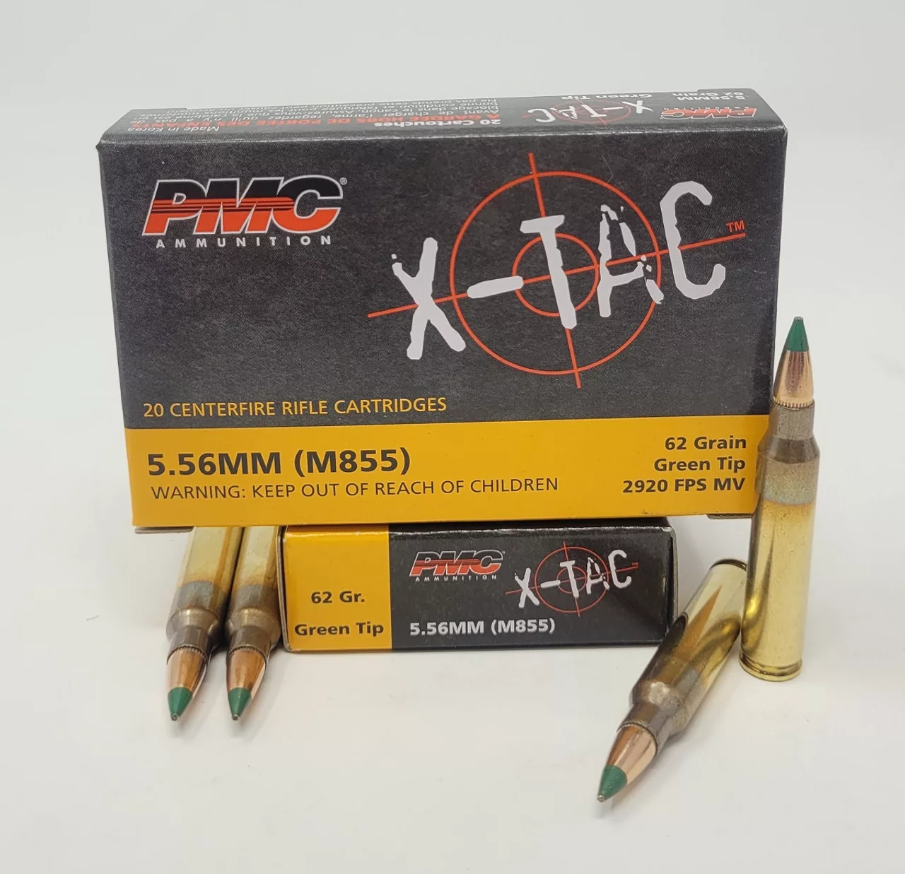 PMC X-TAC 5,56X45NATO 62GR GREEN TIP