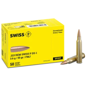 Swiss P DS-1 55gr FMJ 223Rem